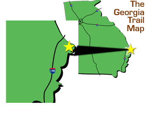 Georgia Golf Trail Map