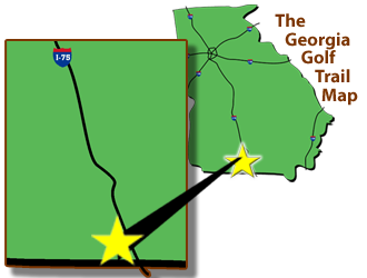 Georgia Golf Trail Map